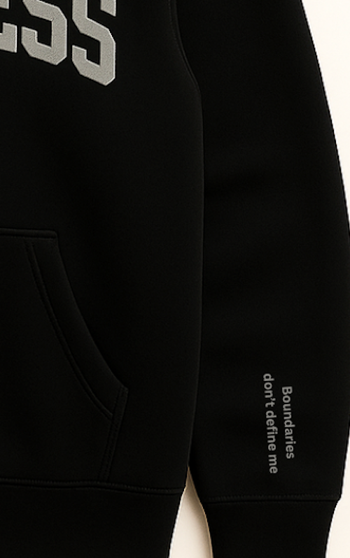 LIMITLESS Hoodie – 430 GSM Luxury Hoodie | Embroidered in Italy