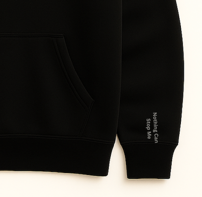 UNSTOPPABLE Hoodie – Italian-Made Embroidered Statement Hoodie | 430 GSM