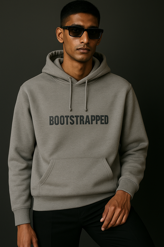 BOOTSTRAPPED Hoodie | Made in Italy | Luxury Minimalist Hoodie