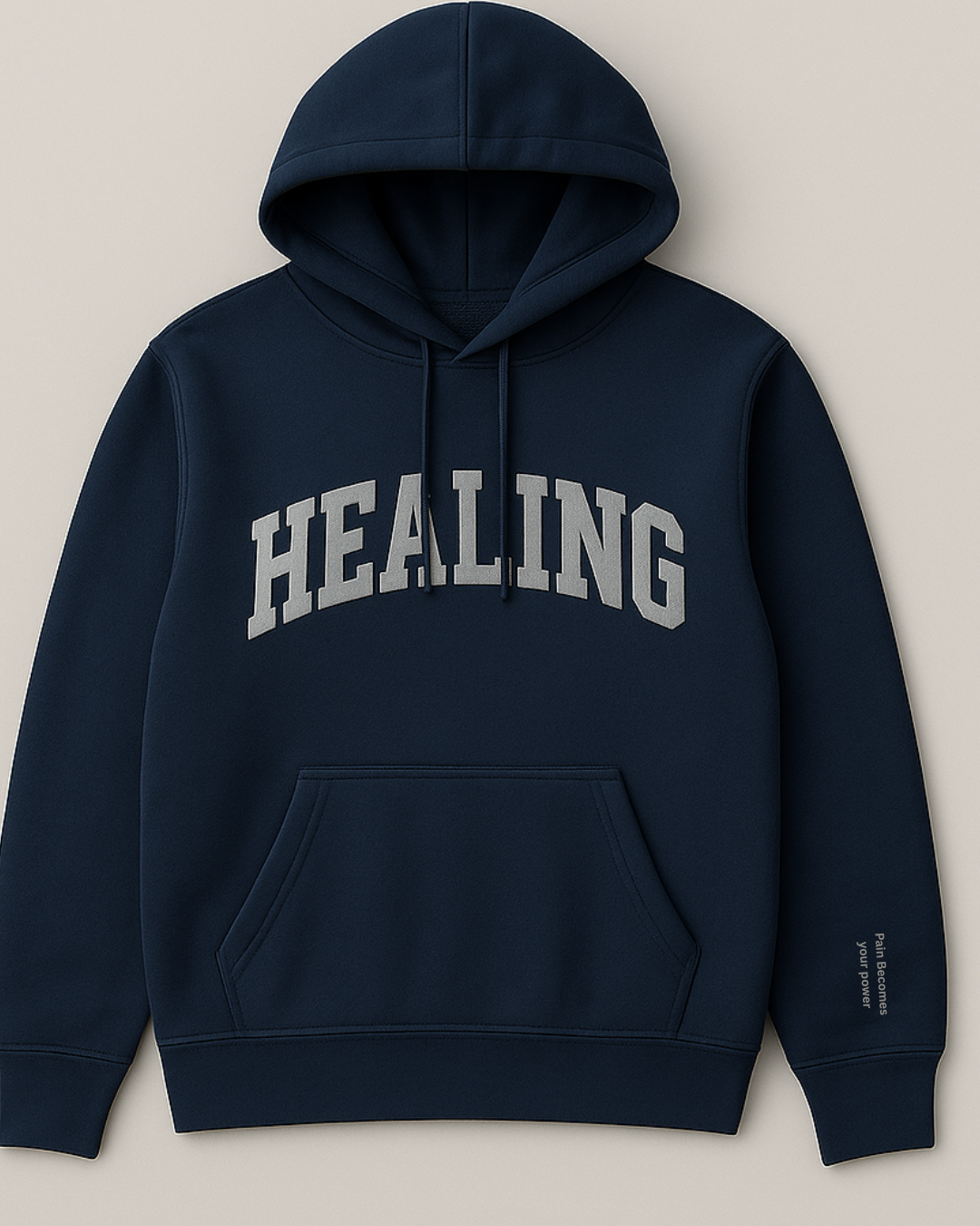 HEALING Hoodie – Embroidered Premium Hoodie | 430 GSM | Made in Italy