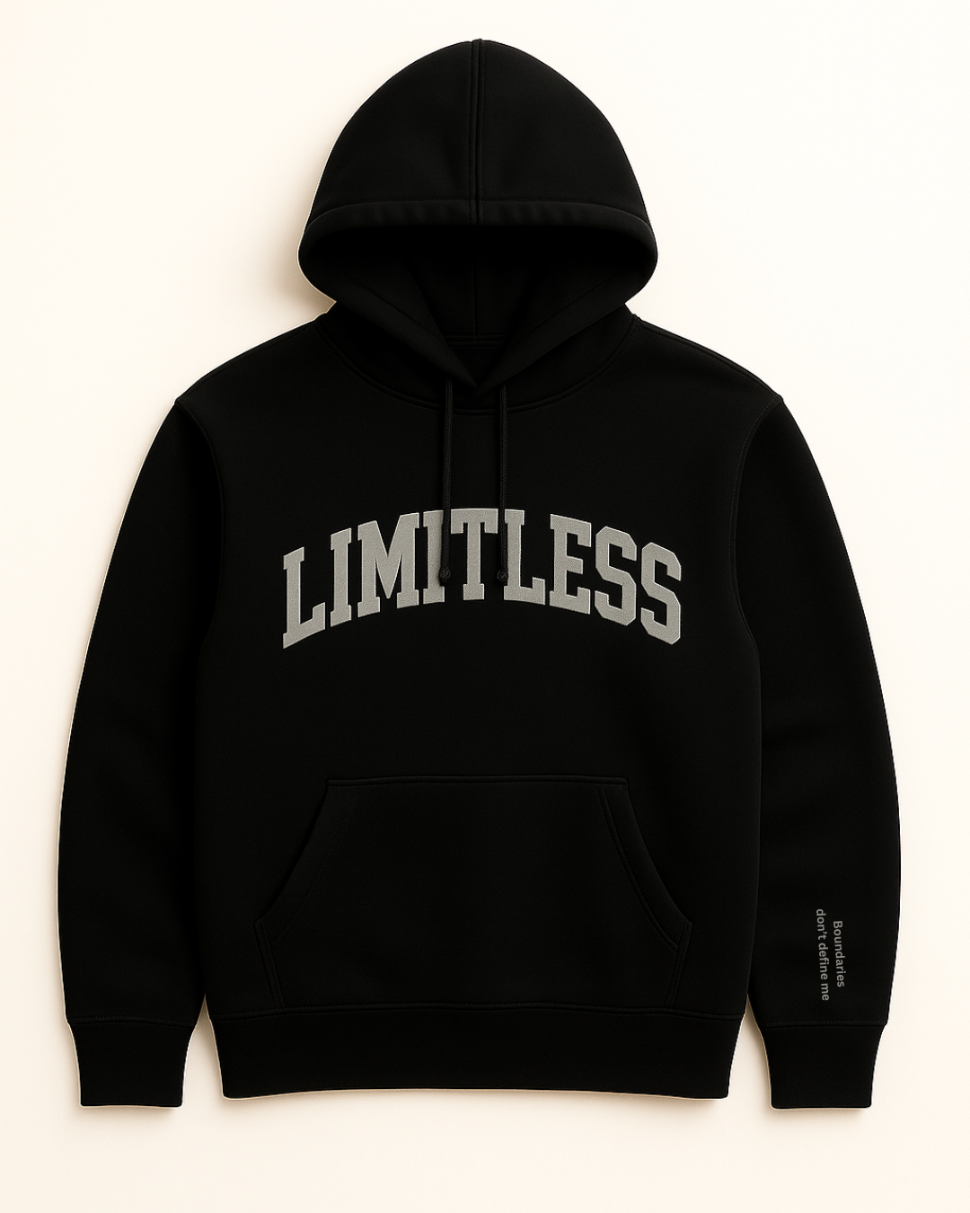 LIMITLESS Hoodie – 430 GSM Luxury Hoodie | Embroidered in Italy