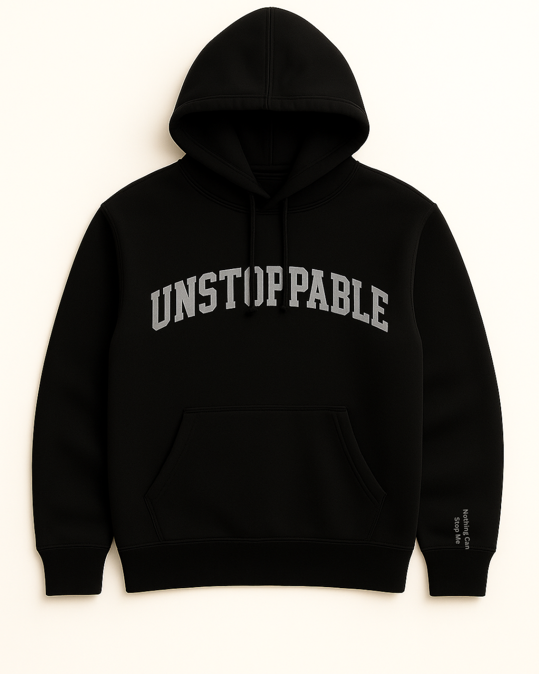 UNSTOPPABLE Hoodie – Italian-Made Embroidered Statement Hoodie | 430 GSM